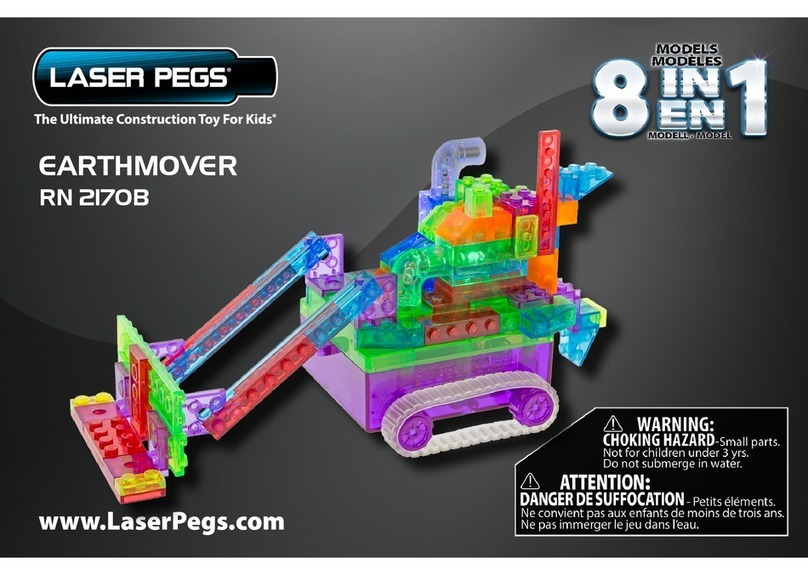 LaserPegs Earthmover RN 21708 manual