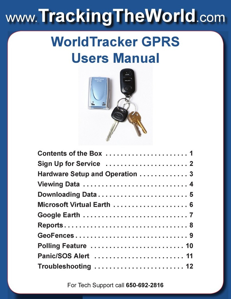 Tracking The World WorldTracker GPRS user manual