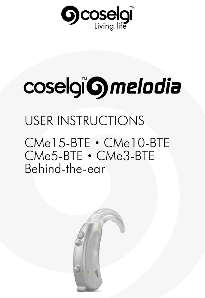 Coselgi Melodia CMe15-BTE User manual Coselgi Melodia CMe15-BTE User manual