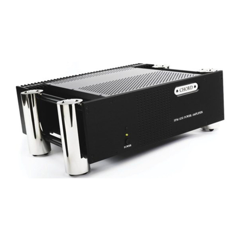 Chord SPM 1050 User manual Chord SPM 1050 User manual