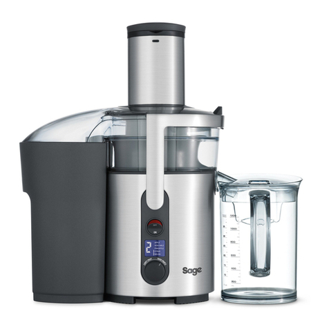 Sage the Nutri Juicer Plus BJE520UK Instruction booklet