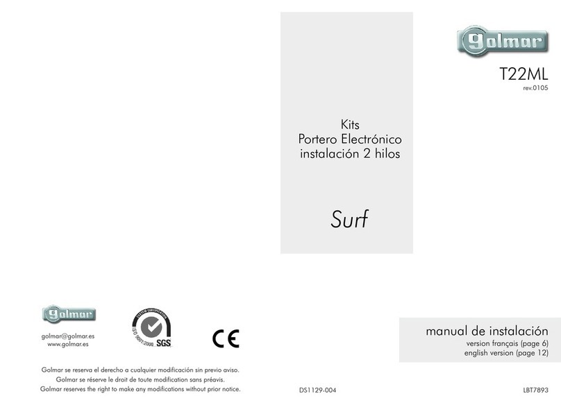 golmar T22ML Surf User manual