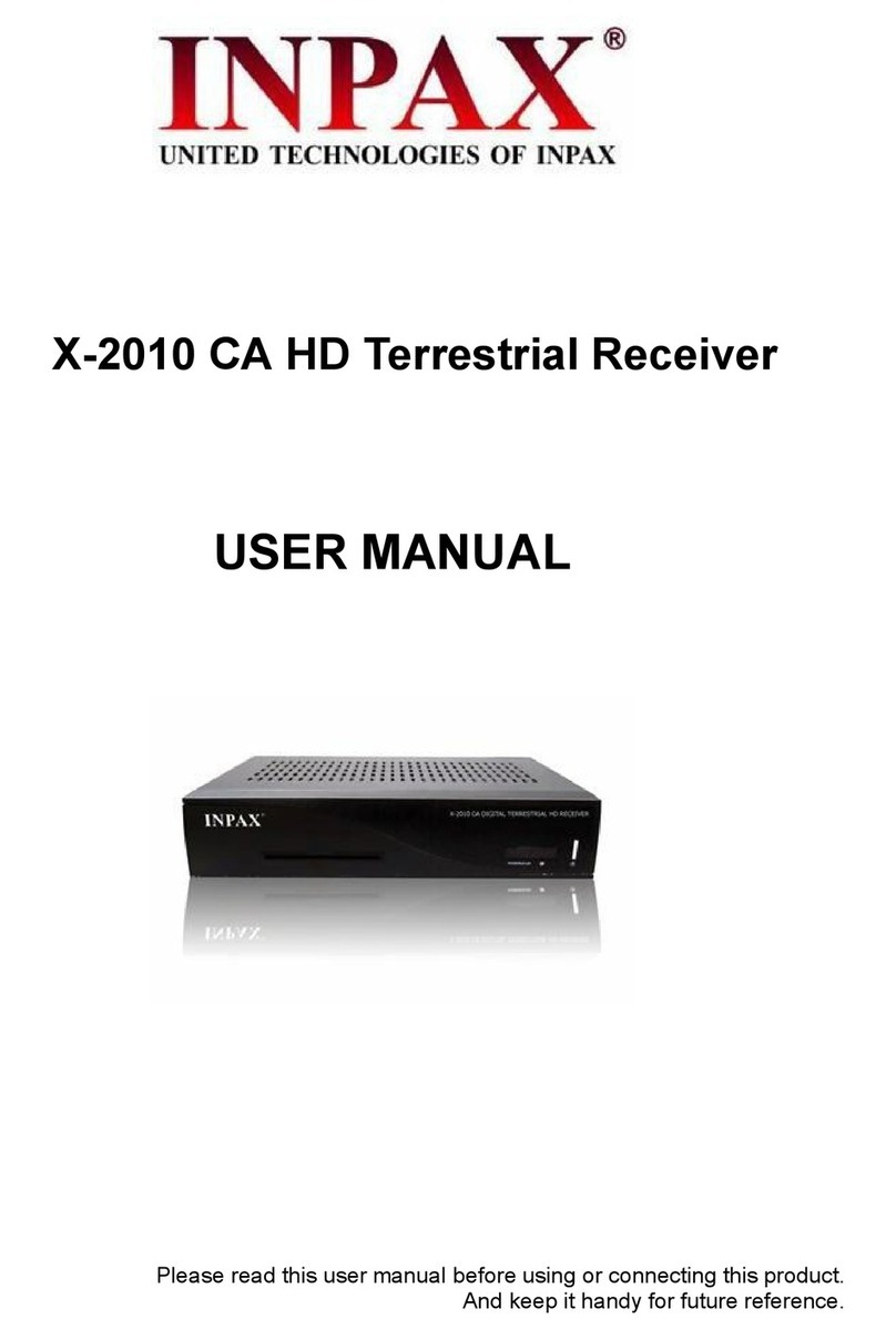 Inpax X-2010 CA user manual
