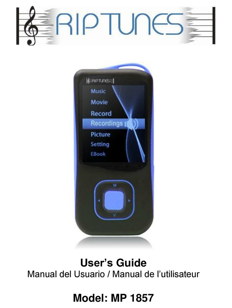 RIP TUNES MP 1857 user guide