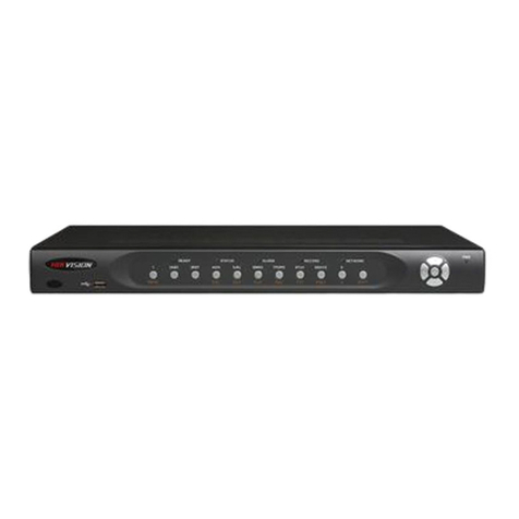 HIK VISION DS-7108HI series User manual HIK VISION DS-7108HI series User manual