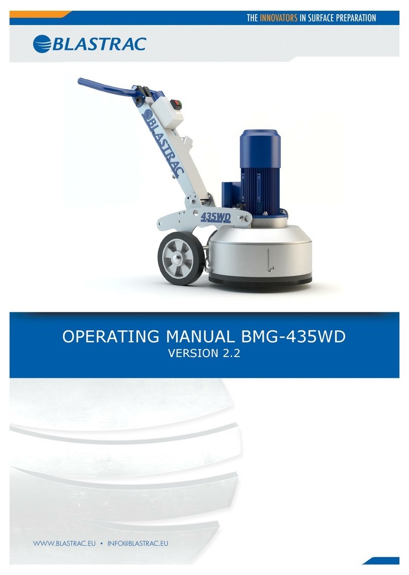 Blastrac BMG-435WD operating manual