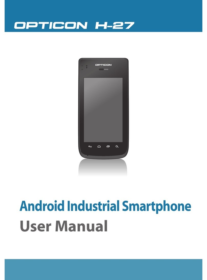 Opticon H-27 User manual