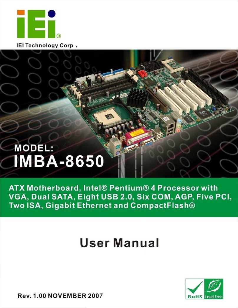 IEI Technology IMBA-8650 user manual