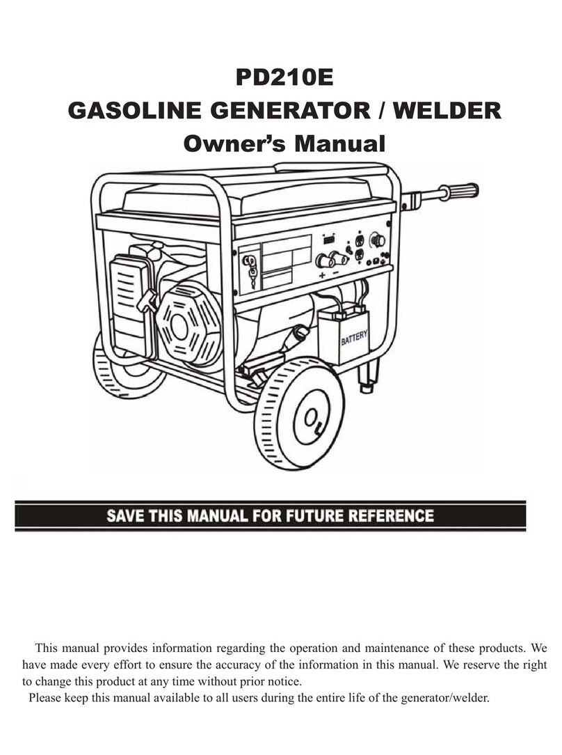 PowerLand PD210E owner's manual