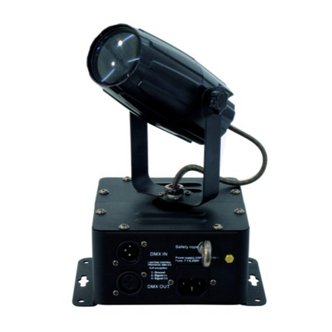 EuroLite LED PST-Scan 3W DMX user manual