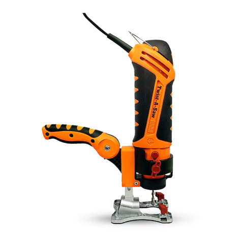 Renovator twist-a-saw Safety and operating manual