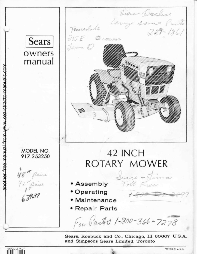 Sears 917.253250 owner's manual