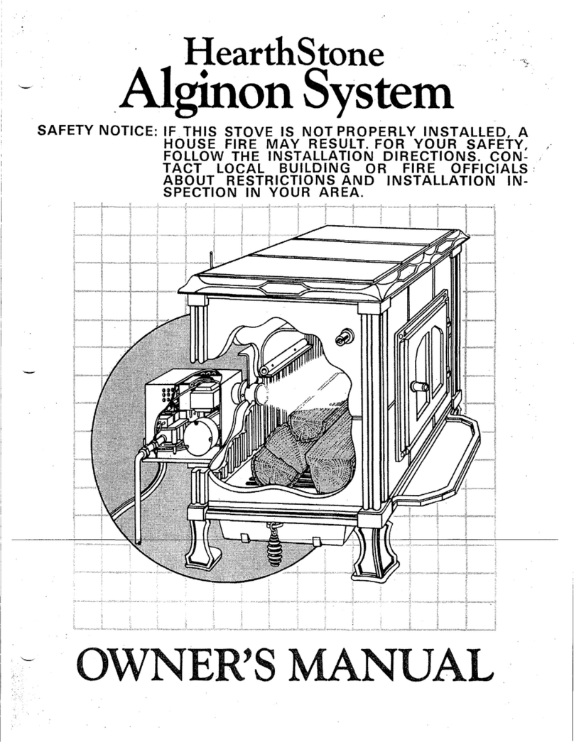 HearthStone H II Alginon owner's manual