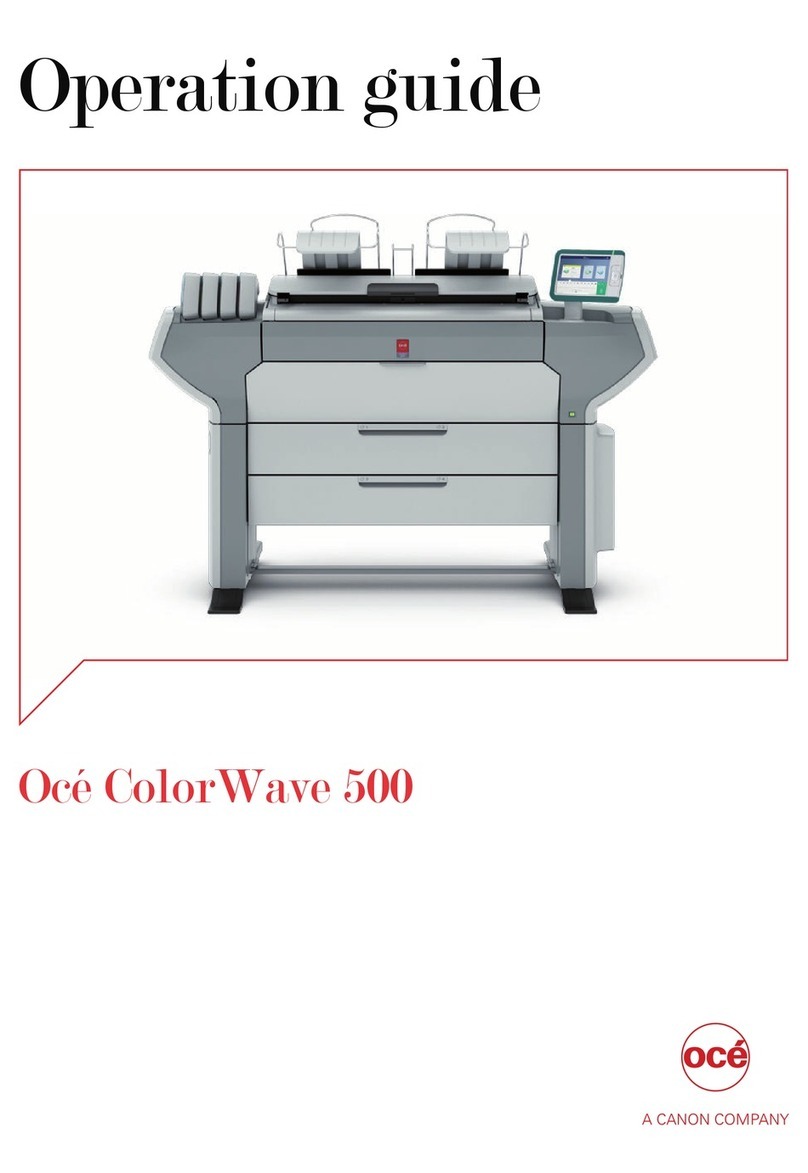 Canon Oce Colr Wave 500 User manual