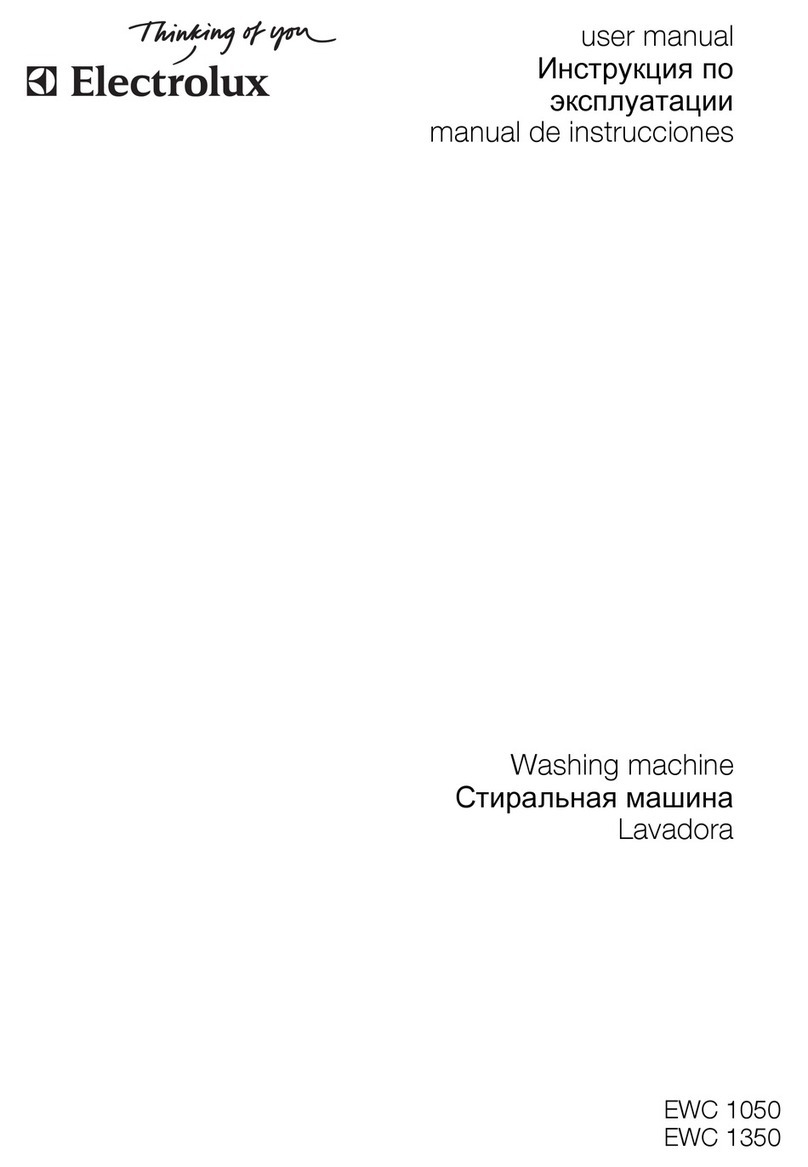 Electrolux EWC 1050 User manual
