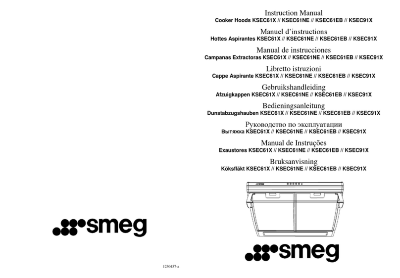 Smeg KSEC61X instruction manual