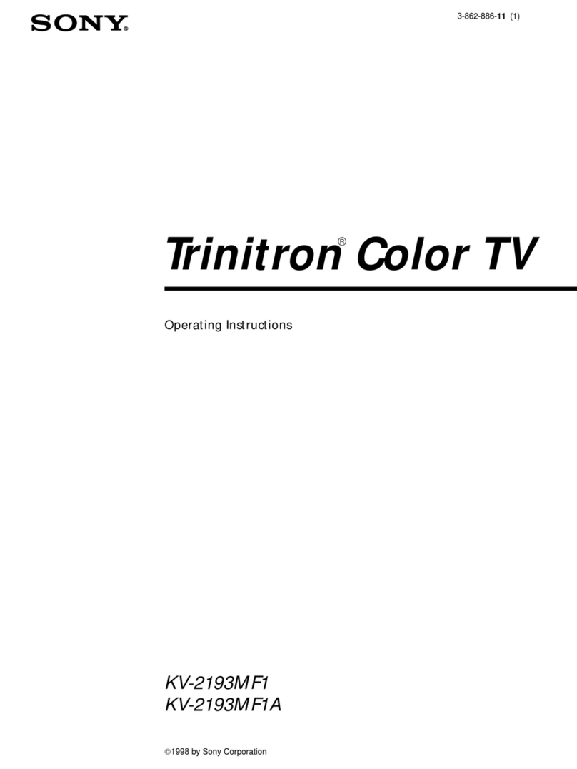 Sony Trinitron KV-2193MF1 User manual