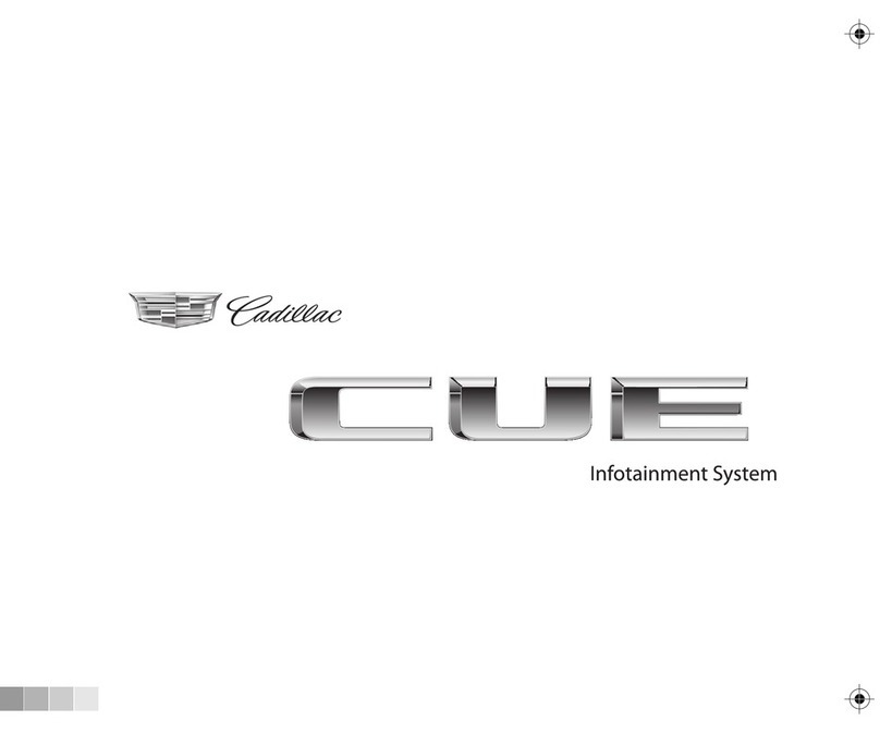 Cadillac 2013 CUE manual