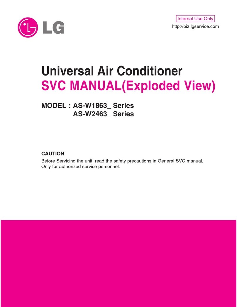 LG AS-W1863 Series Svc manual LG AS-W1863 Series Svc manual