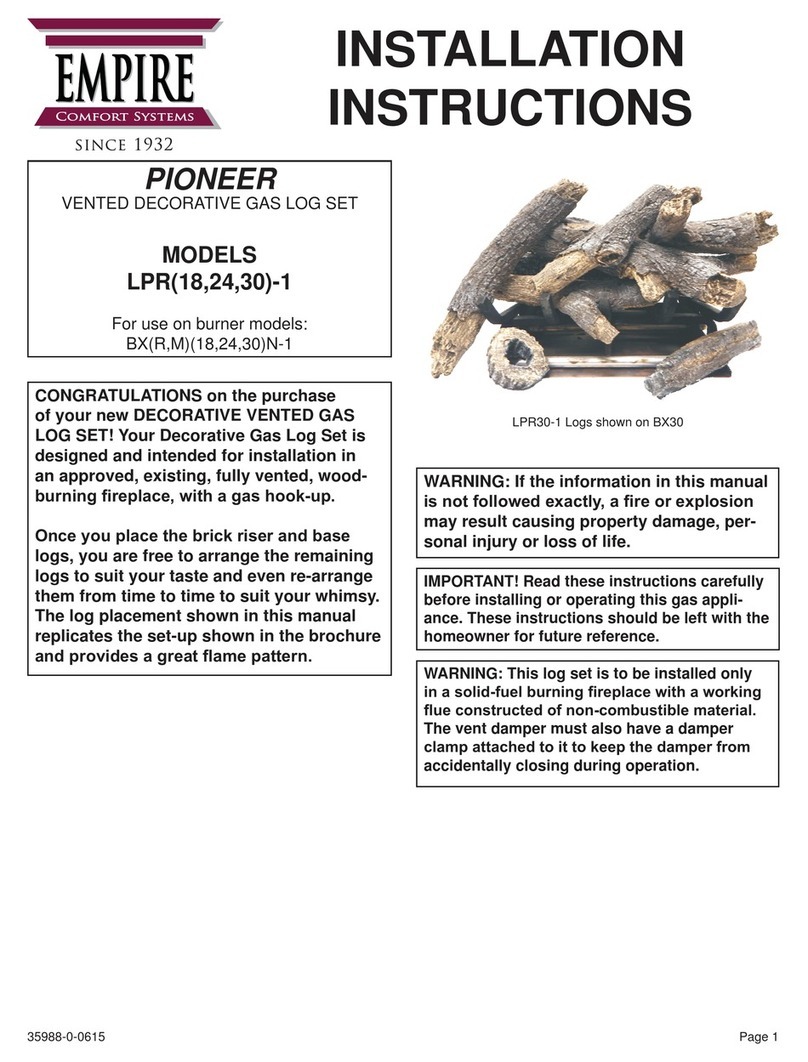 Empire PIONEER LPR(18 installation instructions Empire PIONEER LPR(18 installation instructions