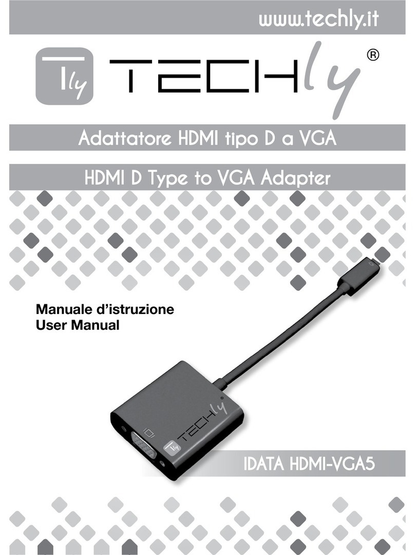 Techly IDATA HDMI-VGA5 User manual