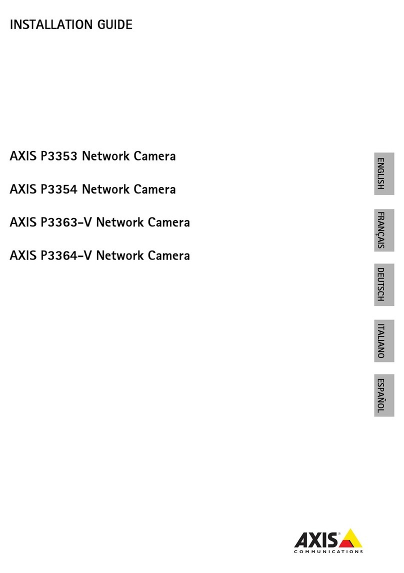 Axis AXIS P3353 User manual