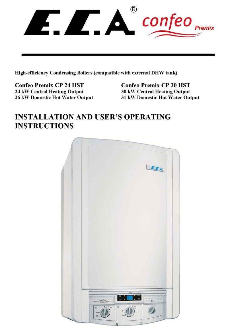 E.C.A. Confeo Premix CP 24 HST Operation instructions