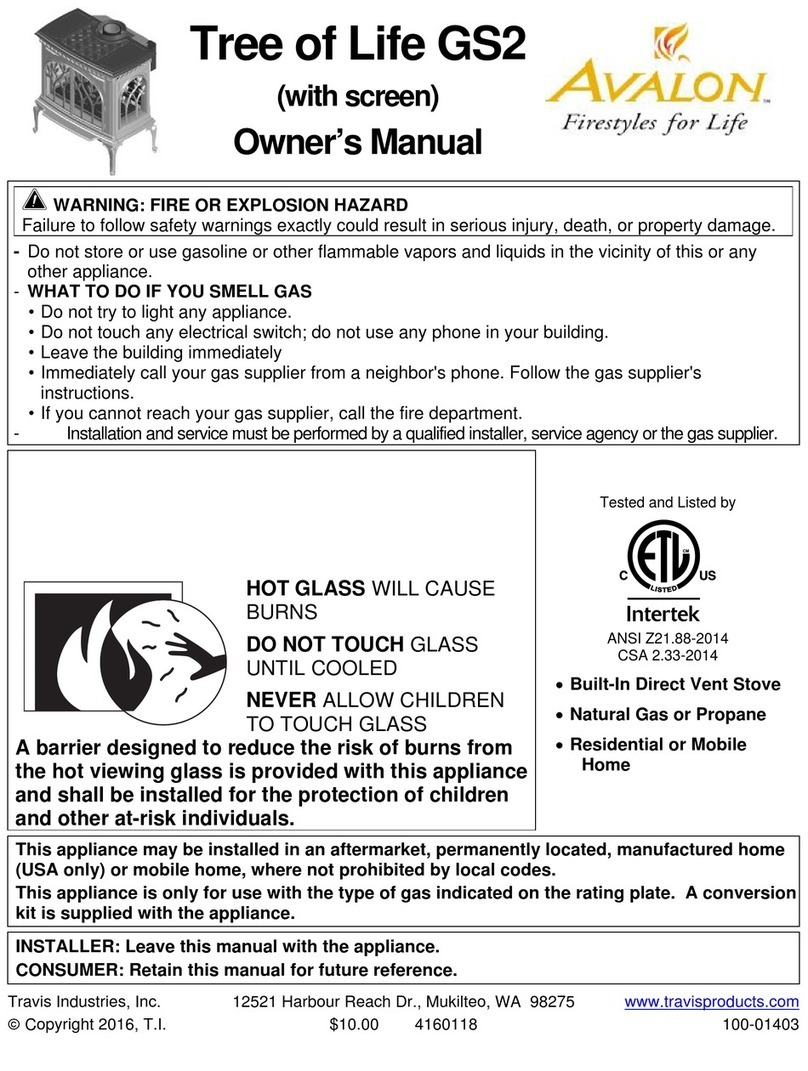 Avalon Tree of Life GS2 User manual