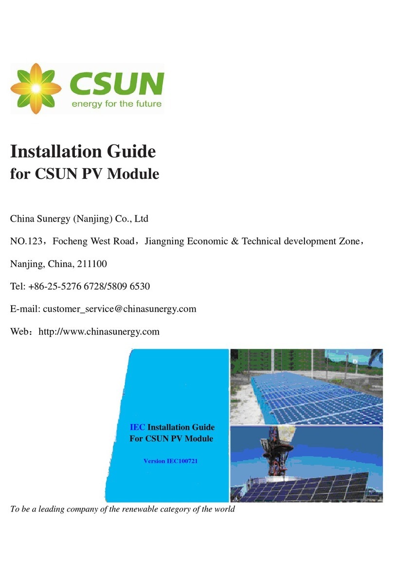 CSUN CSUN295-72M installation guide CSUN CSUN295-72M installation guide