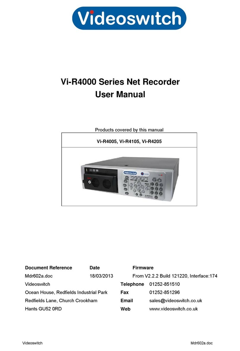 Videoswitch Vi-R4005 user manual