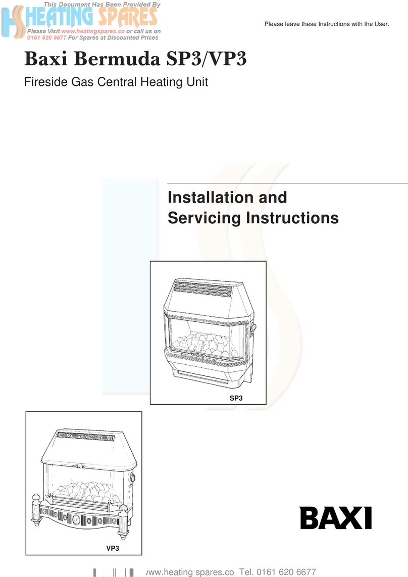 Baxi Bermuda SP3 User guide