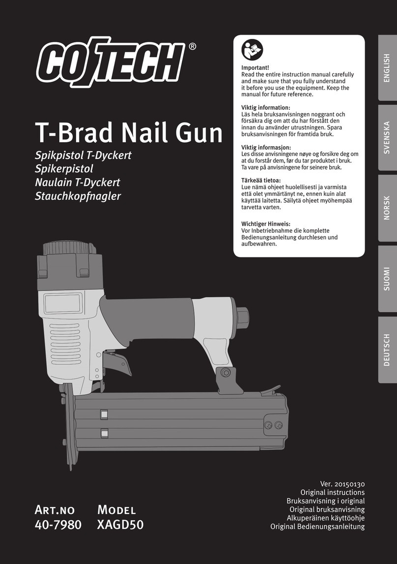 CO/Tech XAGD50 User manual