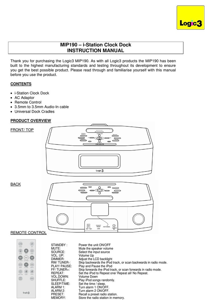 Logic3 MIP190 instruction manual