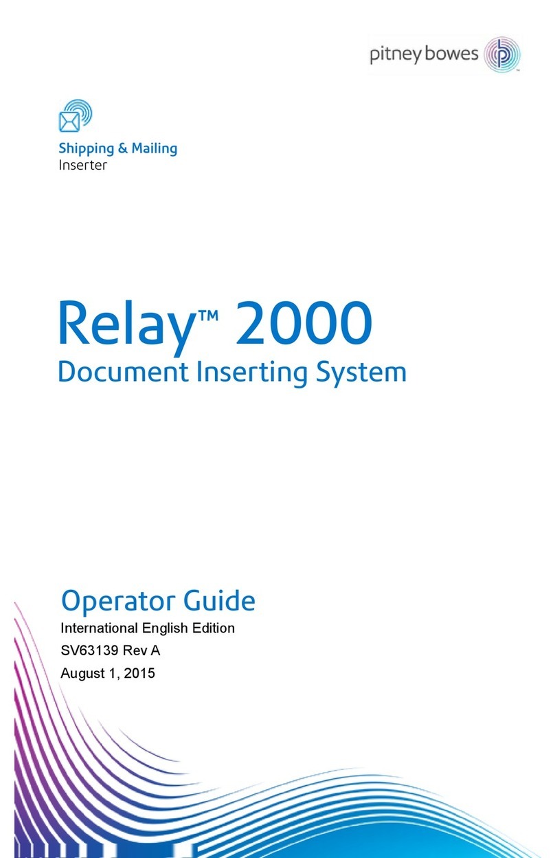 Pitney Bowes relay 2000 User manual