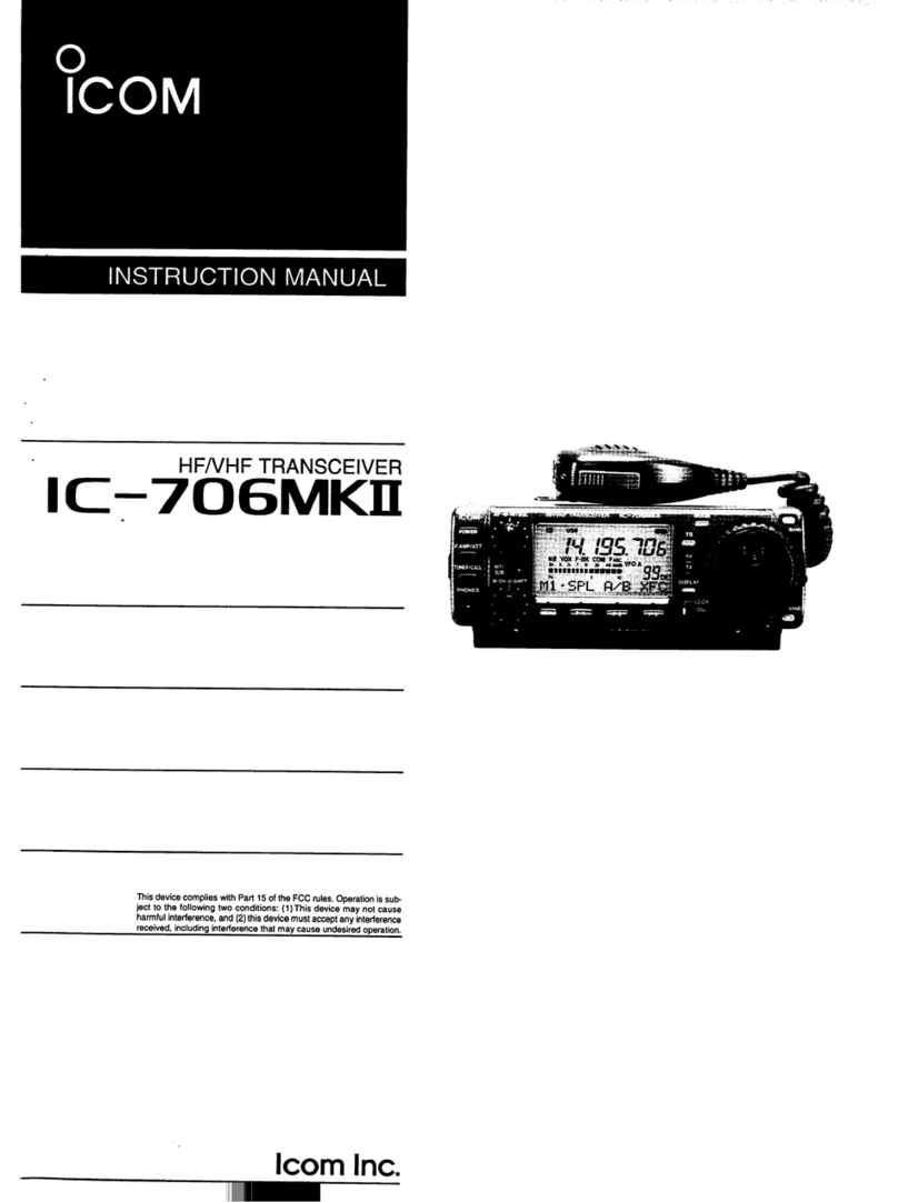 Icom IC-706MKII instruction manual