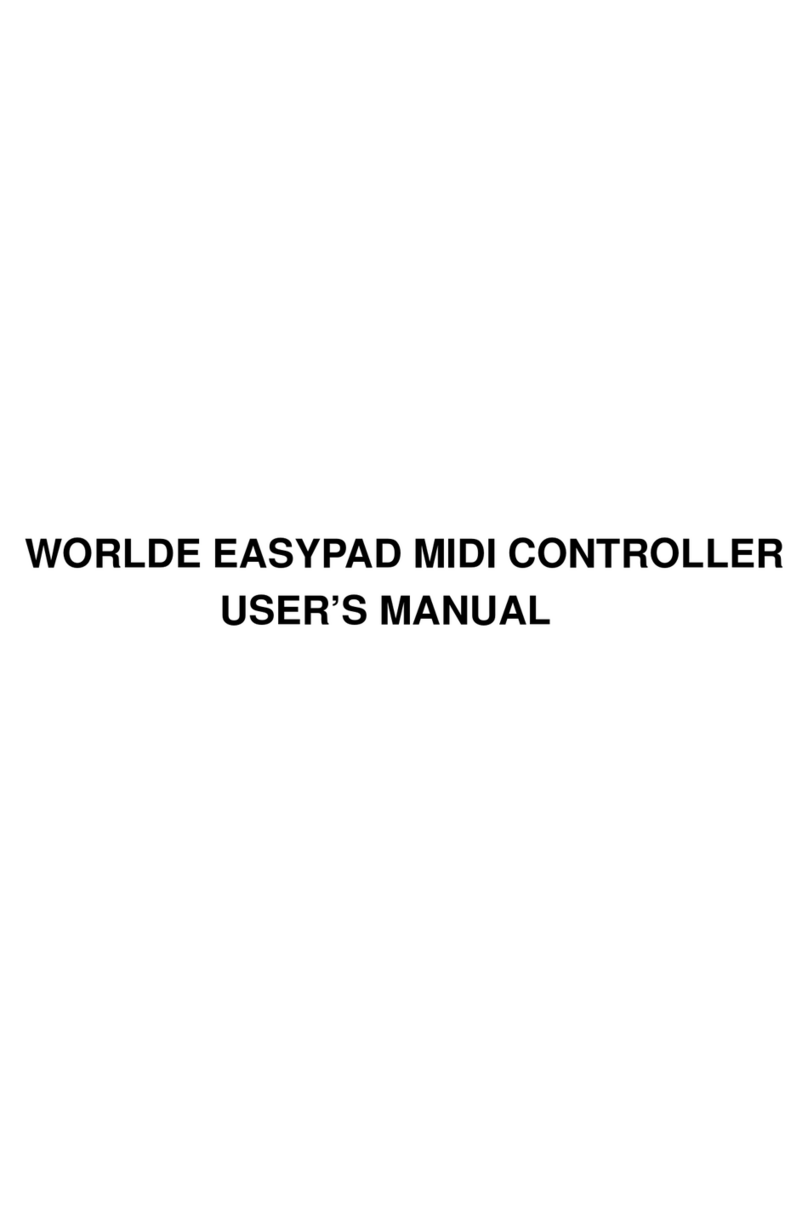 Worlde EASYPAD User manual
