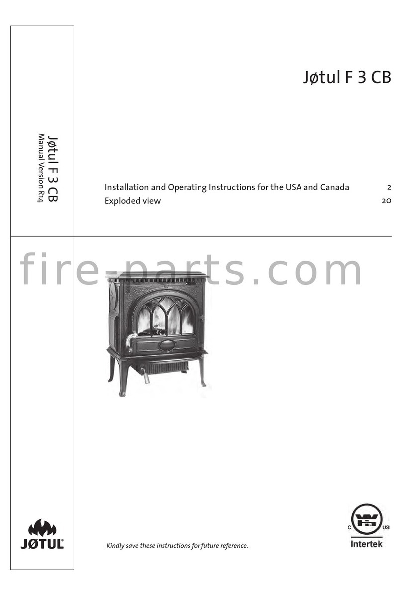 Jøtul F 3 C User manual