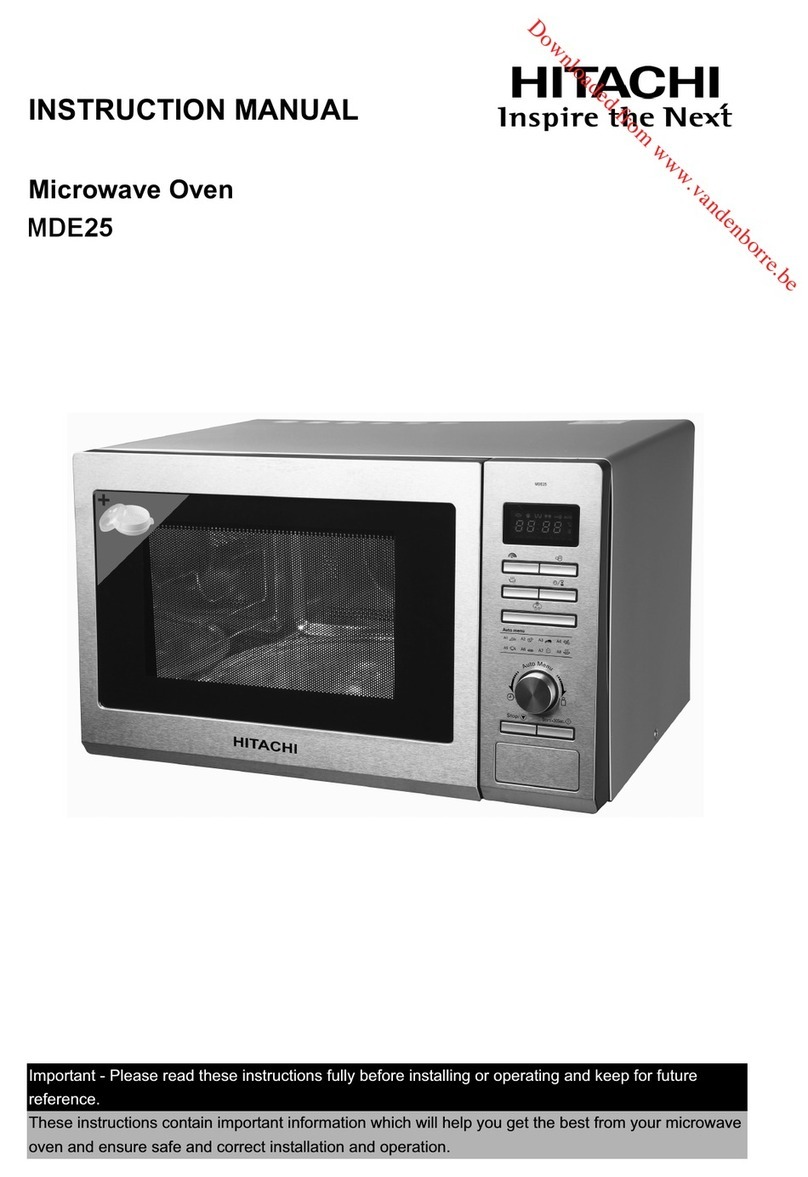 Hitachi MDE25 instruction manual