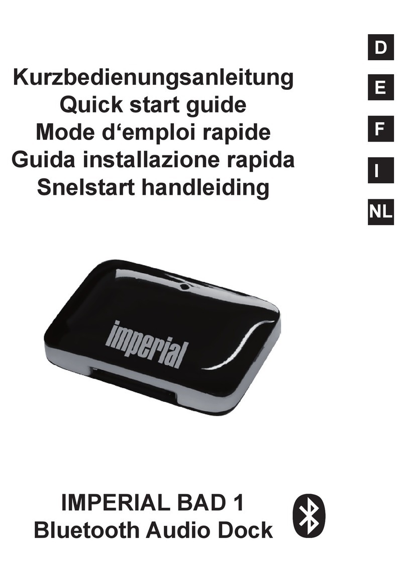 Imperial BAD 1 quick start guide