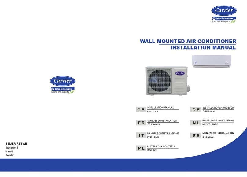 Carrier 42QHF009DS User manual Carrier 42QHF009DS User manual