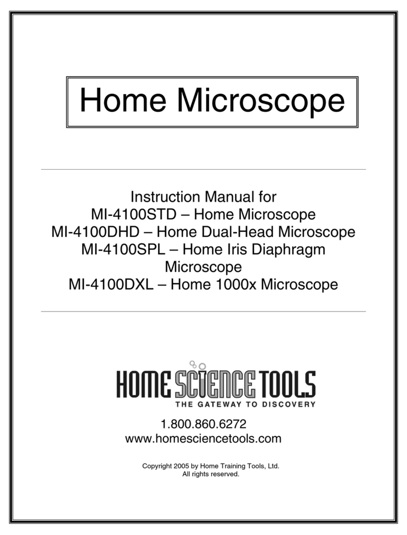 Home Science Tools MI-4100STD instruction manual