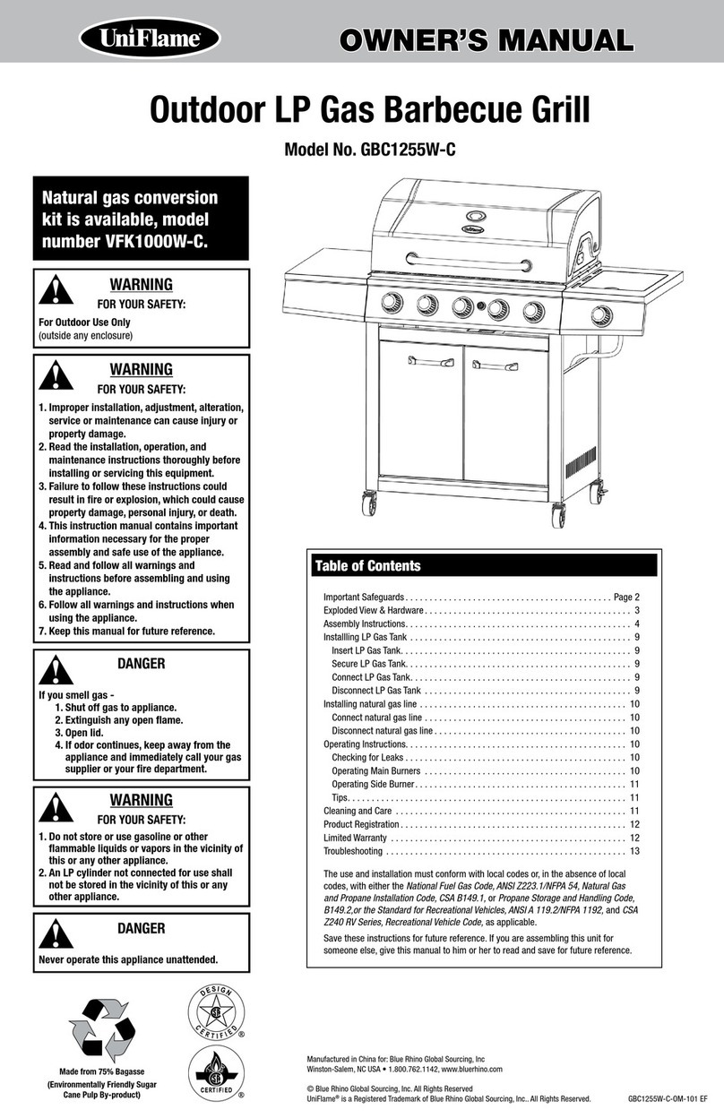 BlueRhino GBC1255W-C User manual