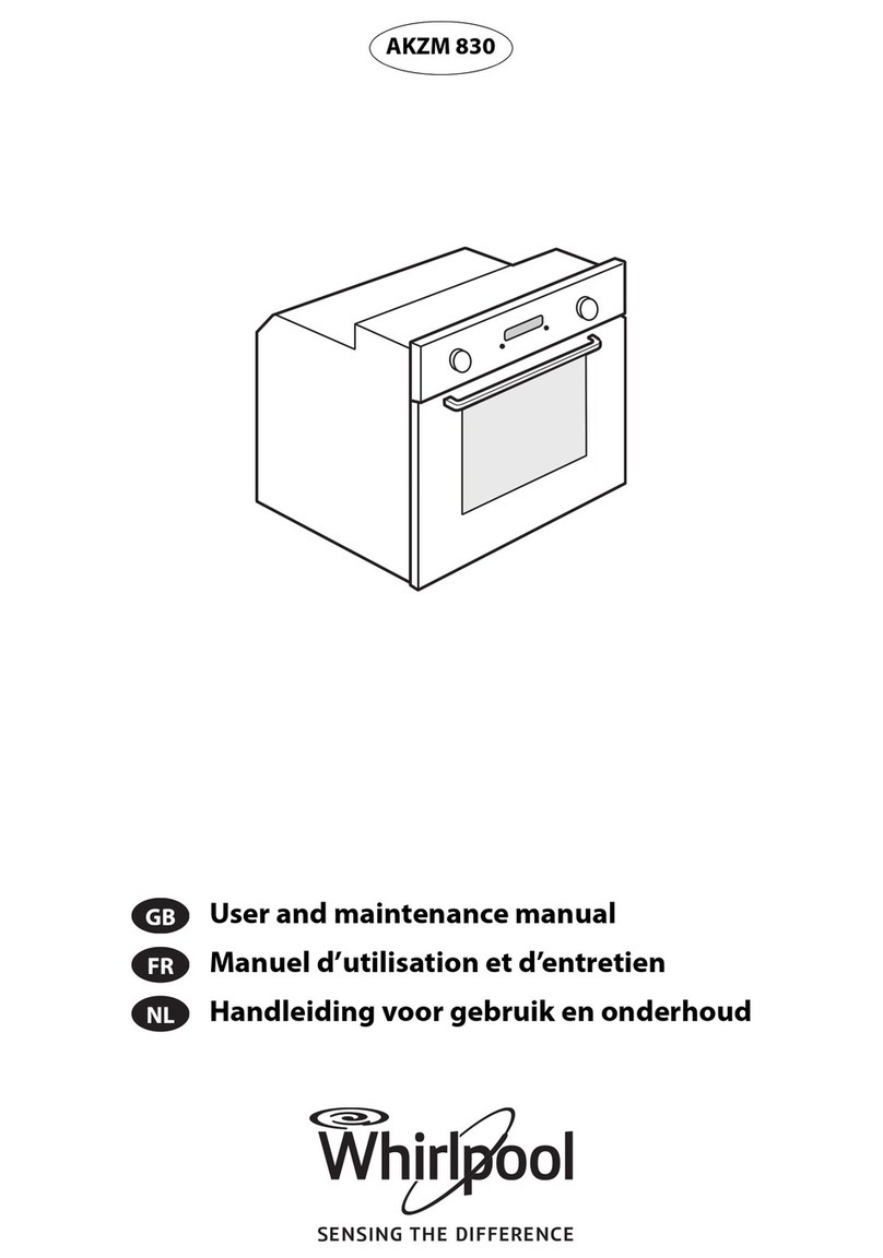 Whirlpool 830 User and maintenance manual