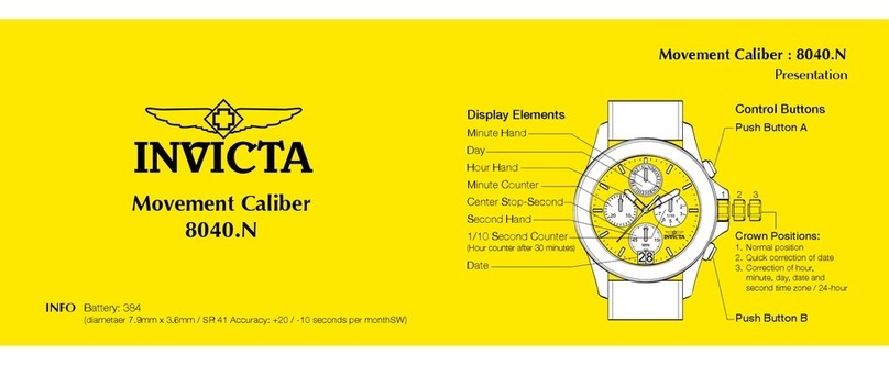 Invicta 8040.N instructions