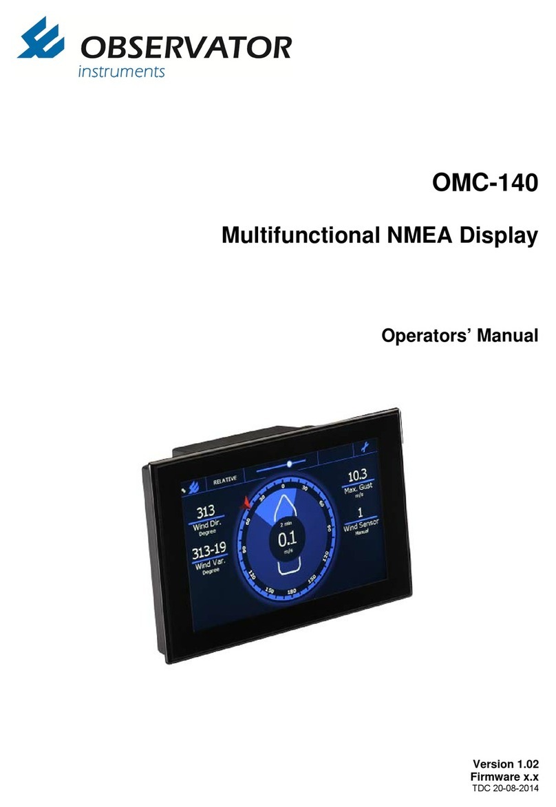 Observator OMC-140 User manual