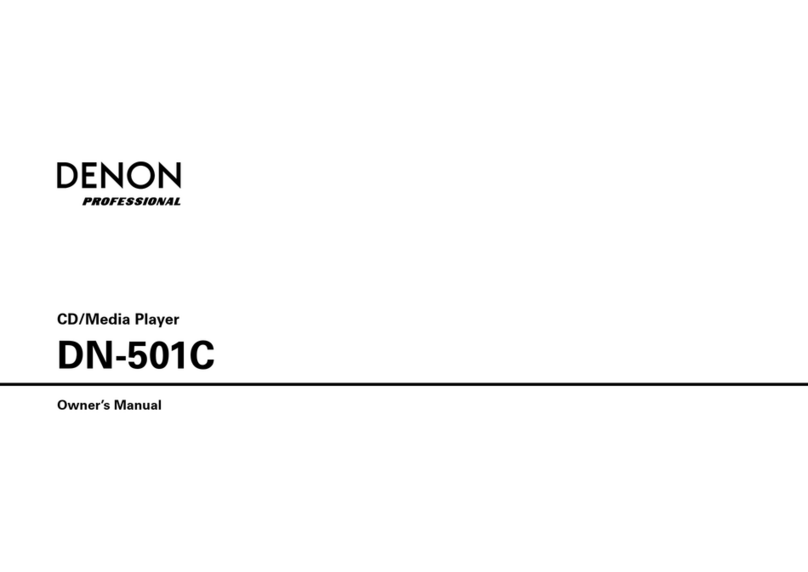 Denon DN-501C User manual