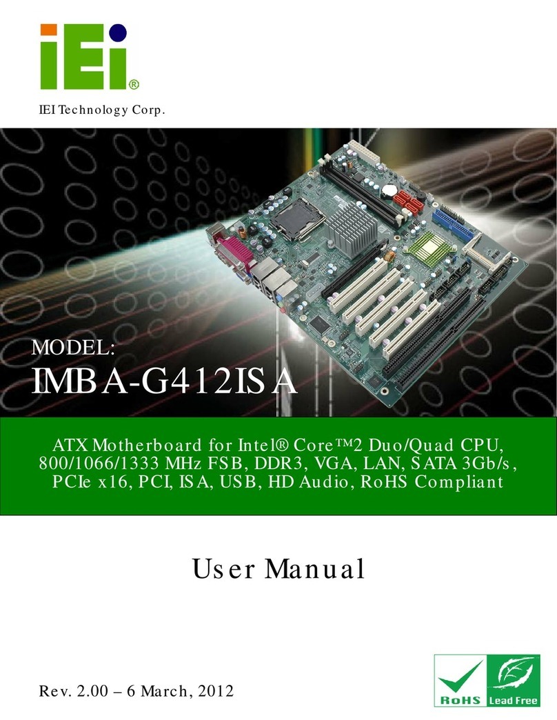 IEI Technology IMBA-G412ISA User manual