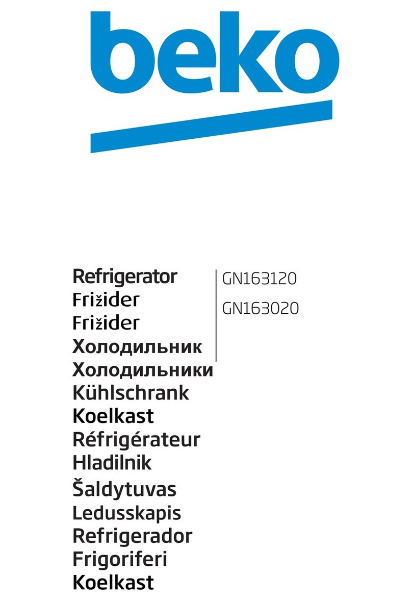 Beko GN163120 User manual Beko GN163120 User manual