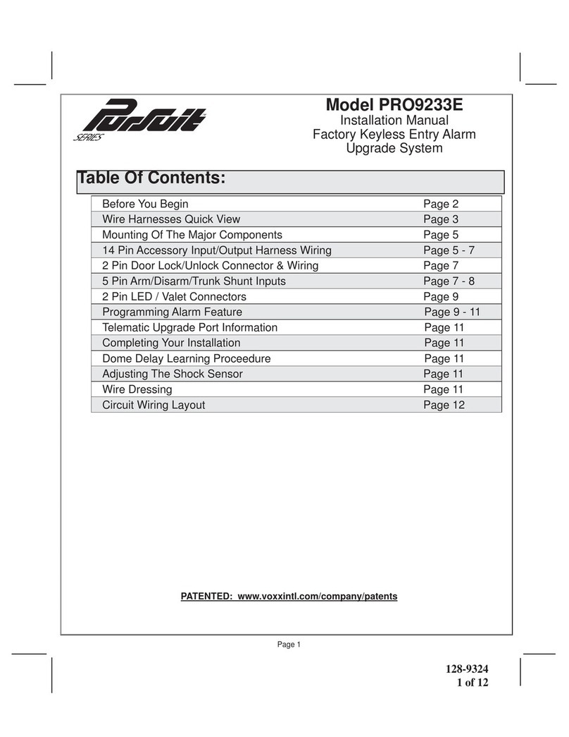 PURSUIT PRO9233E installation manual