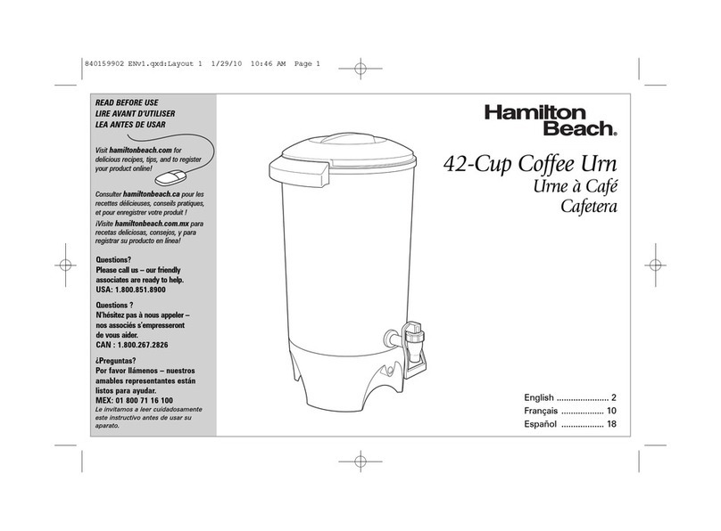 Hamilton Beach 40515 user manual